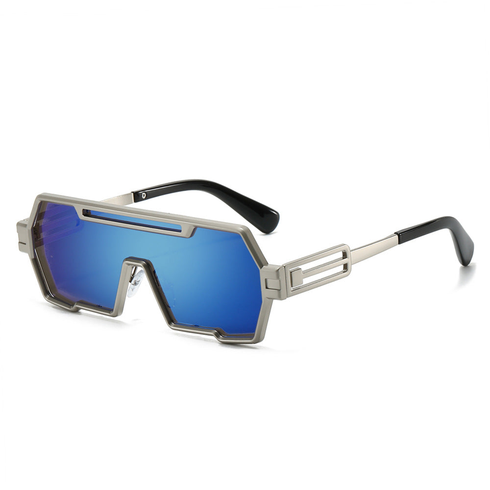 Wholesale Vintage Steampunk One Piece Irregular Sunglasses